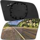 Driver Side Mirror Replacement for BMW 5 Series E60 E61 2004 2005 2006 2007 2008 2009 - Left Side Mirror Glass, Rear View Mirrors Glass with Power Heated White