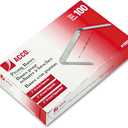 ACCO 2 Inch Capacity Prong Fastener Bases, 2-3/4 Inch Centers, 100 Bases/Box (12993)