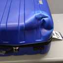 Coolife 3-Piece Lightweight Hardside Spinner Luggage Set with TSA Lock (20in24in28in, blue)