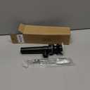 KENES Bathroom Sink Drain Stopper with Lift Rod, Chrome Sink Drain with Overflow, Lavatory Pop Up Drain Assembly for Bathroom Vanity Sink, LJ-P701-5