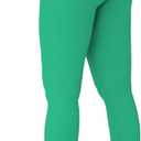 Sunzel Sunzfly Invisible Butt Scrunch Workout Leggings for Women, Butt Lifting High Waisted Gym Yoga Pants with Tummy Control 25" (Golf Green, Large)