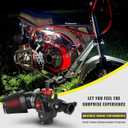 NIBBI Predator 212 Carburetor PE22FL Kit with Air Filters,212 Predator Performance Part Intake Pipe Inlet Manifold For Mini Bike 196cc/212cc/224cc Engine GX160 GX200