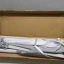 FAMILL Bed Rail for Toddlers, Toddler Bed Rails, 2 Minutes Assembly Foldable Guard with U-Shaped Base, Suitable for Queen/King/Full/Twin Size, Grey, 54", 1 Side