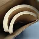 Weysat 1 Pcs Bamboo Sauna Headrest for Sauna Accessory and 1 Pcs Bamboo Waist Pillow Neck Cervical Support Pillow Set for Stiff Neck, Shoulder Pain, Spinal Health, Relaxation, Spa Rooms and Home