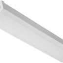 Lithonia Lighting 2 Foot LED Light Fixture, Low-Profile LED Wraparound Flush Mount Ceiling Light, 3000K Warm White, 120V, 24-Inch (FMLWL 24 830)