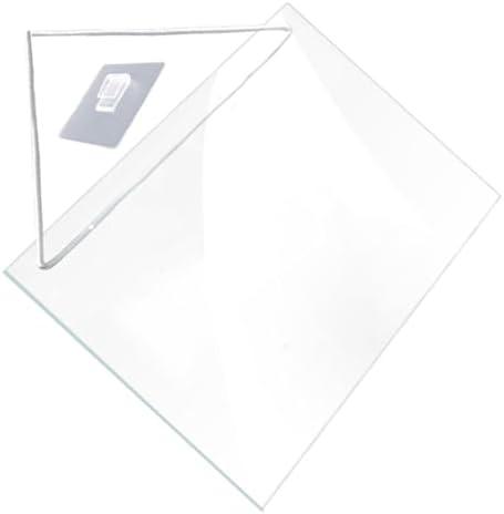 Tofficu Hanging Acrylic Memo Board with Lanyard Modern Dry Erase Writing Board for Home and Office Transparent Design Reusable Easy to Erase for Message Display