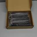 Ravinte 30 Pack Matte Black Square Drawer Handles 6-1/4 inch Center to Center (Flat Black 6-1/4'' Hole Center)