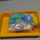 Klever Kits Construction Sensory Bin for Toddlers with Glow in The Dark Stones, Sandbox with Lid Castle Building kit, Preschool Learning Activities Gifts for Boys Girls Age 3+ by JOVA