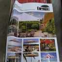 EliteShade USA 10-Year-Non-Fading 6.5x10Ft Rectangular Market Umbrella Patio Umbrella Outdoor Table Umbrella with Ventilation, Red