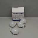 EvaStary G25 LED Vanity Light Bulbs, 6W LED Globe Bulb 60W Equivalent Daylight 5000K, Vanity Round Makeup Mirror Lights for Bathroom Lighting, 85-265V CRI85+ E26 Base, Non-dimmable, 4 Pack