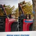 JOYTUTUS Mirrors Doors Off Compatible with 2024-2026 Wrangler JL Gladiator JT, Wrangler JL Side Mirrors with Doors Off Wider View No Vibrate & Wobble (NOT FIT 1986-2023 Wrangler Gladiator)