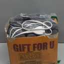 Heated Throw Blanket, Electric Blanket Throw with 5 Heating Levels & 4 Hours Auto Off, Double Sided Super Soft Sherpa Fast Heating Blanket with ETL Certified for Bedding, 50"x60", Dark Gray