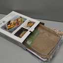 Air Fryer Accessories for Emeril Lagasse 26 Qt Extra Large & Everyday 360, Emeril Lagasse Air Fryer Basket and Pans for Oven with 100Pcs Disposable Parchment Paper, 4Pcs Reusable Teflon Mat