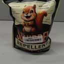 Squirrel Repellent Outdoor, Natural Squirrel Deterrent for Plants, Attic & Bird Feeders, Safe Around Kids & Pets, Helps Keep Squirrels Chipmunk Away from Yard & Garden – 9 Pouches