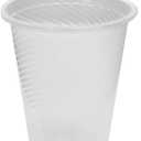 Betta 7-oz Disposable Plastic Drinking Cups, Clear, 1200 Count, Bulk Case for Schools, Offices, Breakrooms and Cafeteria (12 Pack Per Box x100)