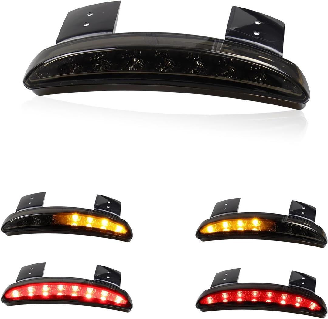 Chopped Fender Edge Light Kits Motorcycle LED Brake Taillights Integrated Turn Signals Lights 12V Tail Lights for Harley Sportster XL883N XL1200NS XL1200V XL1200X XL1200XS 2014-2024