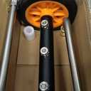 Undercarriage Pressure Washer Attachment, Siebwin 16" Dual-Function Water Broom for Pressure Washer Undercarriage Cleaner with 3 Pieces Extension Wand, 4000 PSI, Orange