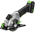 GALAX PRO Mini Circular Saw, DC20V 4-1/2" Cordless Circular Saw with 2.0Ah battery, Laser Guide, Rip Guide, 2 Pcs Blades(24T+ 60T), 3400RPM, Max Cutting Depth 1-11/16"(90), 1-1/8"(45)