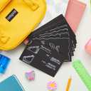 Juvale Black Index Cards - 100-Pack, 3 x 5 in - Unlined for Note-Taking, Flash & Cue Cards - School Supplies & Office Organization