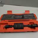 Diesel Injector Puller Tool with Slide Hammer, Fuel Injector Removal Tool with M8 M12 M14 Thread Adapters, Common Rail Injector Remover