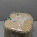 UBBCARE Set of 4 Storage Basket-11 X 10.5 X 10.5 In, Cotton Rope Basket for Shelves, Toys, Book, Cube Storage Bins with Handles, Woven Storage Basket for Organizing, Brown (11 X 10.5 X 10.5 Inches, Brown)