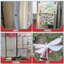 16 Pack Disc Magnets, Black Round Magnets, Magnetic Discs with Adhesive Backing, Adhesive Magnetic Buttons, Adhesive Magnet for Fridge, Office, Home, Garage,Refrigerator