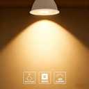 MR16 LED Bulb, 12&36V Low-Voltage GU5.3 LED Bulbs, 3000K LED Light Bulbs. Suitable for Road Light, Patio Lights, Track Lights, Outdoor and Indoor Landscape Lighting. 12 -Pack, dimmable. (Striped Pure White)