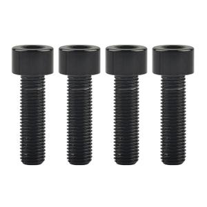 Titanium Cap Allen Socket Head Bolts M10 20 25 30 35 40 45 50 55 60mm Screw Pack of 4 (M10x35mm Pitch 1.5mm, Black)