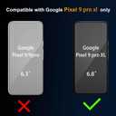 Hualele Designed for Pixel 9 Pro XL Case, Compatible with MagSafe [Military-Grade Protection] Shockproof Protective Slim Case Cover for Google Pixel 9 Pro XL Blue