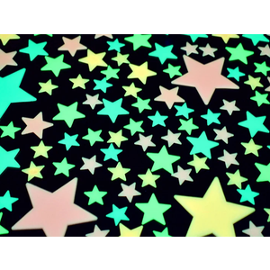 GLOW-IN-THE-DARK STARS 1set includes 13 stars and adhesive putty(3PACK)