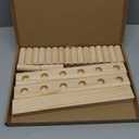 37" Wooden Chunky Blanket Loom Kit - Adjustable & Portable Reusable Blanket Loom for Beginners, DIY Hand Knitting Loom for Bulky Yarn to Make Throw Blankets, Scarves, Home Decor & Gifts