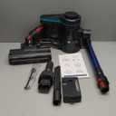 NADALY Cordless Vacuum Cleaner for Home, 500W 40KPA Stick Vacuum Cordless with 45Mins Runtime, Anti-Tangle, Lightweight, 1.5L Dust Cup, 8-in-1 Rechargeable Vacuum for Hardwood Floor Carpet Pet Hair (Blue)