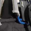 Drive Medical Blue Streak Lightweight Foldable Wheelchair - Enhanced Mobility Support - Durable Construction - Padded Comfort - Swing-Away Leg Rests - Desk Arms - Blue/Black - 20 Inch Seat