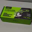 Cardboard Cutter - Rechargeable Cordless Electric Scissors, 4V Duty Electric Box Cutter for Cardboard, Safety Lock & LED Light, Powerful Cutting for Carton Carpet Plastic Fabric Leather