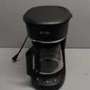 Mr. Coffee 5-Cup Mini Brew Switch Coffee Maker, Black
