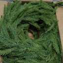 DearHouse Norfolk Pine Garland, 9 Ft Artificial Greenery Christmas Decoration for Holiday Season, Mantel Fireplace Table Runner Centerpiece