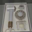 Tideway Hair Dryer, Blow Dryer with Diffuser, Ionic Professional High-Speed 1500W Low-Noise, 110,000 RPM Brushless Motor, Fast Drying, Travel Compact for Women & Men (White)