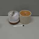 Essential Oil Diffuser 200ml with Fabric Cover and Night Lamp | Ultrasonic Aroma Diffuser | Humidifier w Lights | Room Decor | Small Humidifier for Bedroom | Gift (Light Brown)