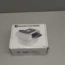 Automatic Card Shuffler 2 Deck, Rechargeable Playing Cards Shuffling Machine with One-Press AUTO&Manual Mode, Electric Poker Shufflers for UNO, Skip-Bo, Phase 10, Home Party Card Games (White)