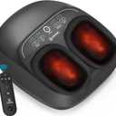 COMFIER Foot Massager with Heat,Kneading,Vibration,Compression,Pause Function,Shiatsu feet Massager for Plantar Fasciitis Neuropathy, Christmas Gifts for Women,Men,FSA Eligible HSASize 13