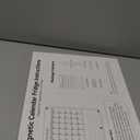 IDEATECH Acrylic Magnetic Fridge Calendar Magnet Strong, Clear Dry Erase Board Calendar for Refrigerator, Vertical 2in1 Monthly Planner & to Do List for Fridge, Whiteboard Organizer House Decor,White (12"W x 16"H)