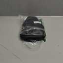 Crossbody Bags for Women Anti Theft Small Sling Handbag with Zipper Lock Vegan Leather RFID Blocking Chest Pure (Black)