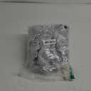 3 Pack Halloween Disco Ghost Decor - 10'' and 13'' DIY Glitter Ghost Decoration with LED Lights Cute Spooky for Indoor Halloween Party, Home Table Centerpiece