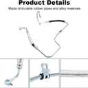 WMPHE Power Steering Pressure Hose Compatible with Lexus RX300 3.0L V6 1999 2000 2001 2002 2003, Replacement for 3402549, 44410-48030