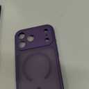 CANSHN Magnetic Compatible with iPhone 17 Pro Case, Upgraded [Full Camera Protection] [Compatible with Magsafe] [Translucent Matte] Shockproof Protective Phone Cover 6.3 Inch - Deep Purple