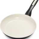 GreenPan Rio Healthy Ceramic Nonstick 8" Frying Pan Skillet, Soft Grip Handle, Breaktfast Meal Set, PFAS-Free, Dishwasher Safe, Oven Safe, Black