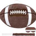Football Pinata with Pinata Stick & Hanging Football Party Decorations Footballs Games for Footballs Sport Themed Birthday Party Supplies