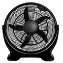 Simple Deluxe 20 Inch 3-Speed Plastic Floor Fans Quiet for Home Commercial, Residential, and Greenhouse Use, Outdoor/Indoor, Black