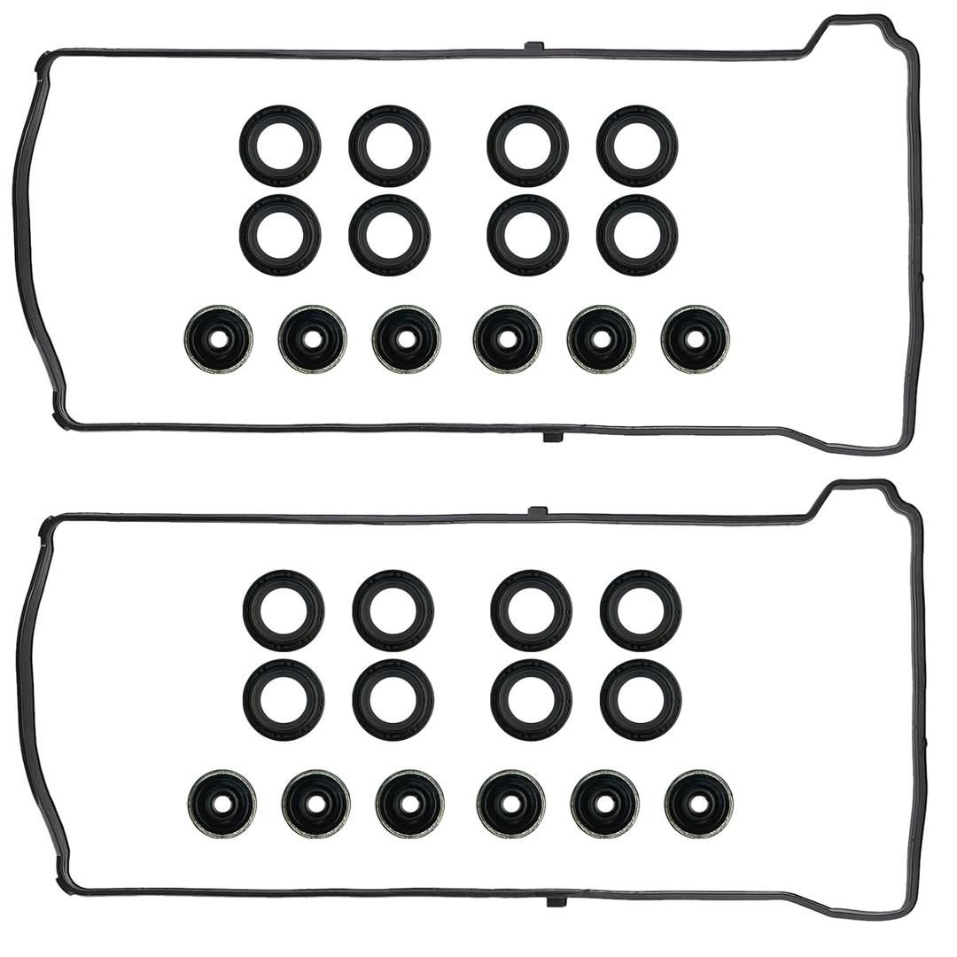 2 Set VS50614R Engine Valve Cover Gasket Kits Replacement for Honda and Acura Vehicles