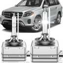 Fit for Mercedes Benz 2017-2019 GLS450 GLS550 GLS63 AMG 2008-2015 GL320 GL350 GL450 GL550 GL63 GLK350 GLK450 D1S HID Xenon Headlight Bulbs, High Low Beam Light Bulb, 6000K White, Pack of 2